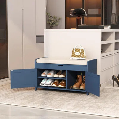 Shoe Storage Bench with Lift Top Storage | Wayfair North America