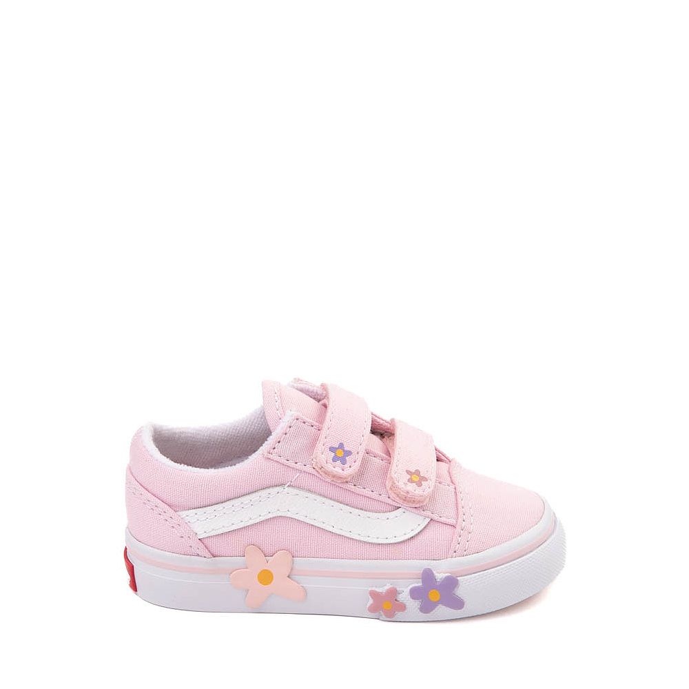 Vans Old Skool V Skate Shoe - Baby / Toddler - Pink / Floral | Journeys