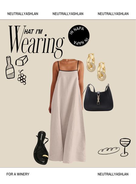 What I’m wearing | for a winery & dinner wearing size small 🍷🍇
Size up 1 for the sandals and Alex outfit linked 

#wineryoutfit #amazon #jeffreycampbell #springdress #vacationoutfit 

#LTKFindsUnder50 #LTKFindsUnder100 #LTKStyleTip