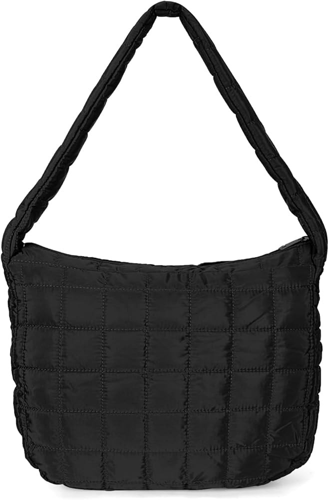 YFGBCX Quilted Tote Bags for Women Lightweight Quilted Padding Shoulder Bag Down Cotton Padded La... | Amazon (US)