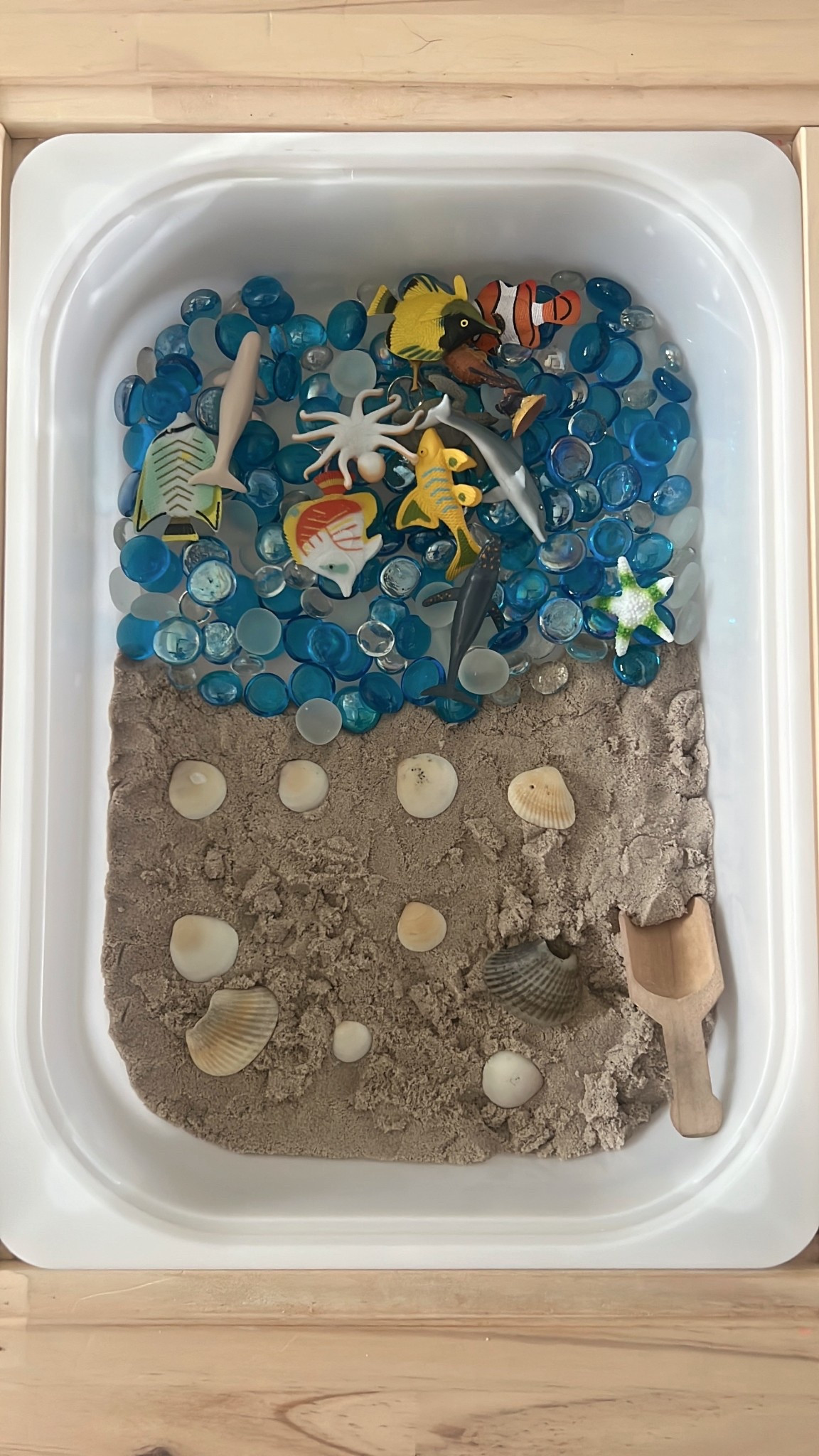 Ocean sensory table 

#LTKFamily #LTKSeasonal #LTKKids