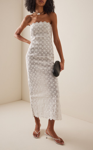 Crocheted Organic Cotton Midi Dress | Moda Operandi (Global)