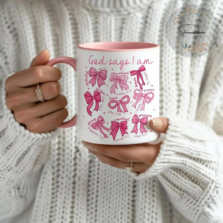 God Says I am Coquette Mug, Coquette Valentine Coffee Mug, Jesus Valentine Cup, Valentine Love Mu... | Walmart (US)