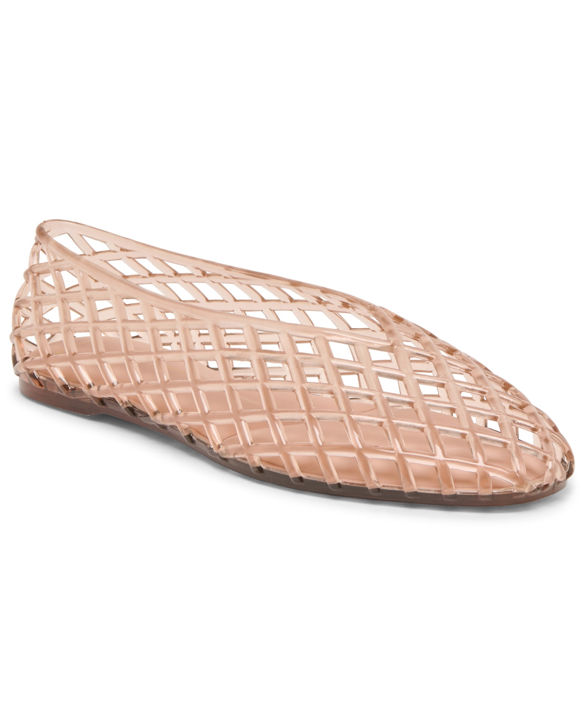 Dolce Vita Women's Jam Jelly Round Toe Flats - Mocha Vinyl | Macy's