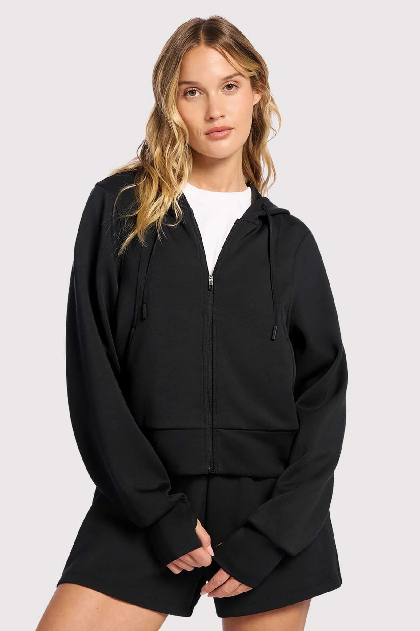 Soft Motion Zip Hoodie | Black | Nuuds US