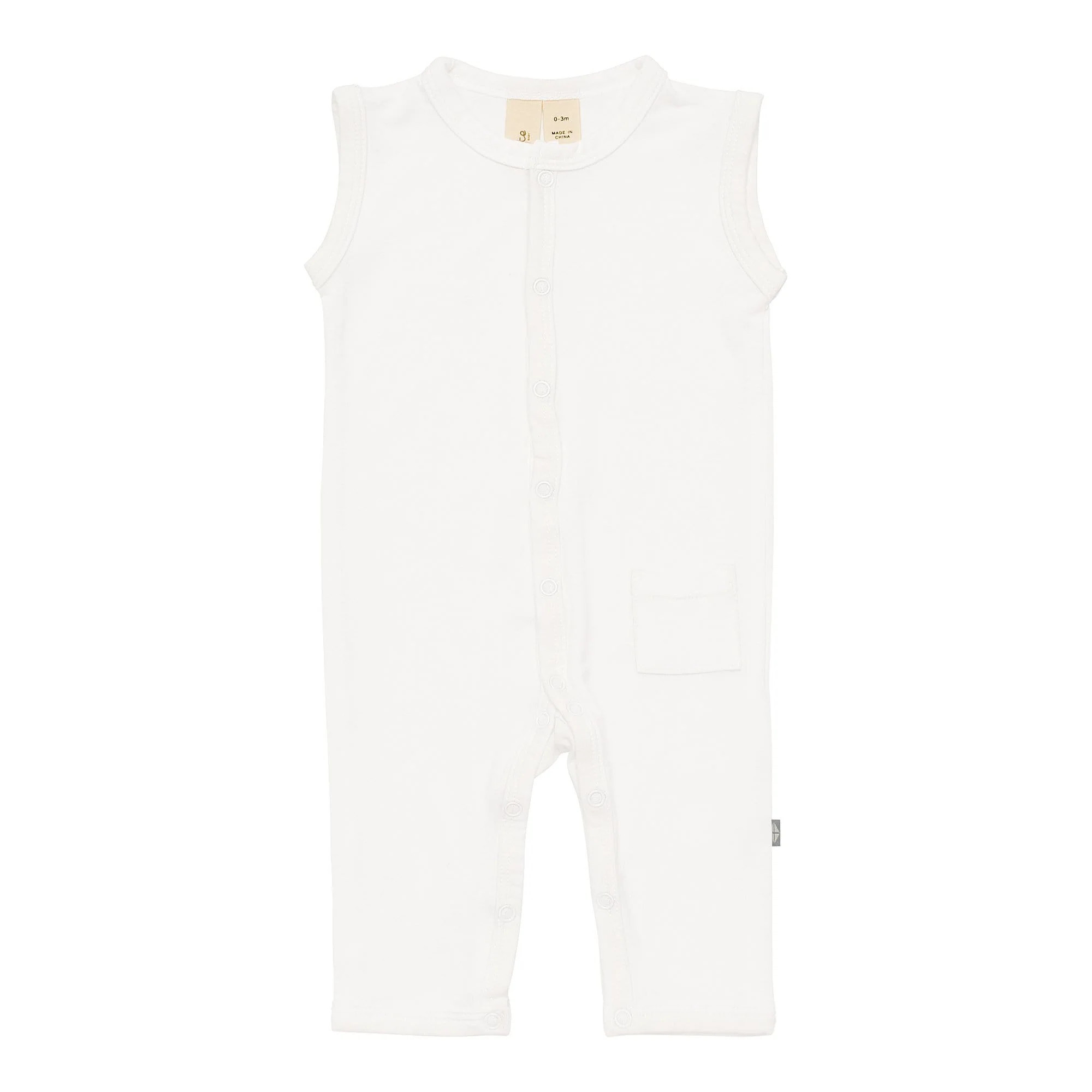Sleeveless Romper in Cloud | Kyte BABY