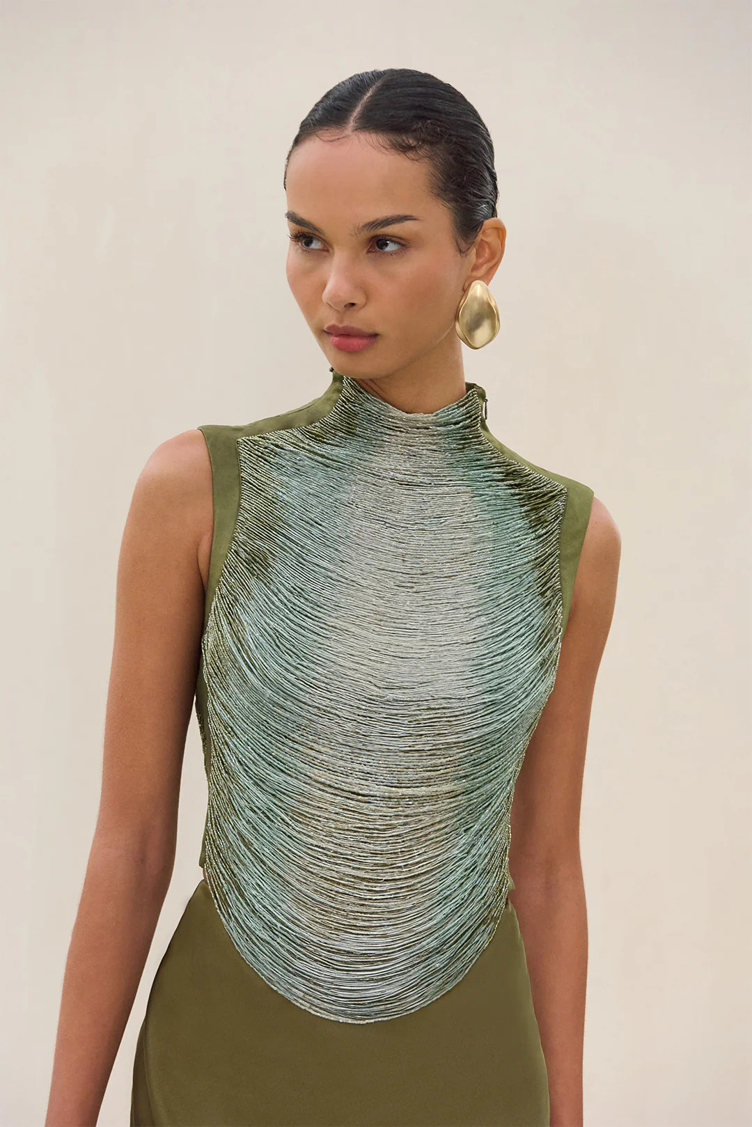 TARAJI TOP - CEDAR MULTI | Cult Gaia - US