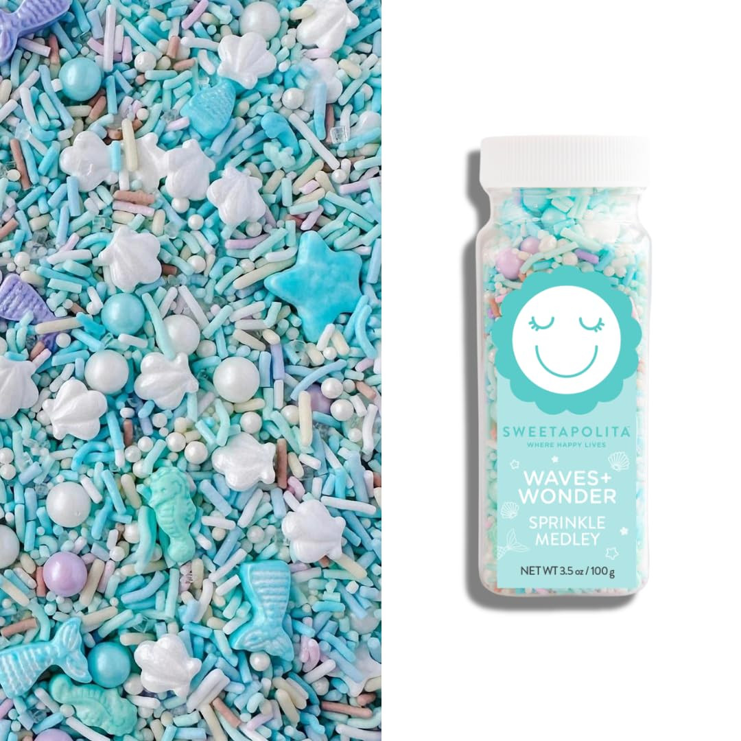 Sweetapolita Waves + Wonder Sprinkles - Great for Baking and Decorating, Cakes, Cupcakes, Ice Cre... | Amazon (US)