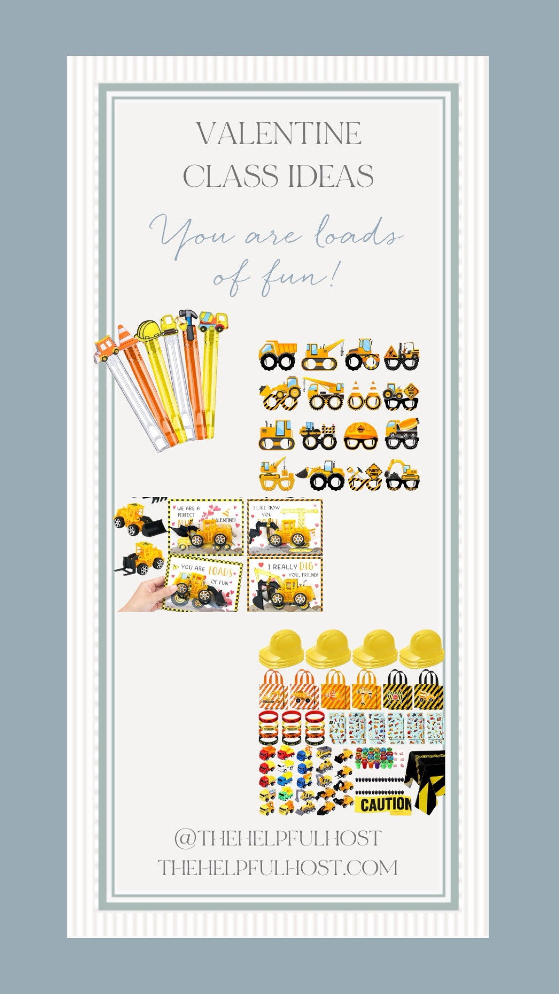 “You are loads of fun!”
Bubbles, glasses, dump trucks or even party packs are perfect for this theme! 

#LTKParties #LTKKids #LTKSeasonal