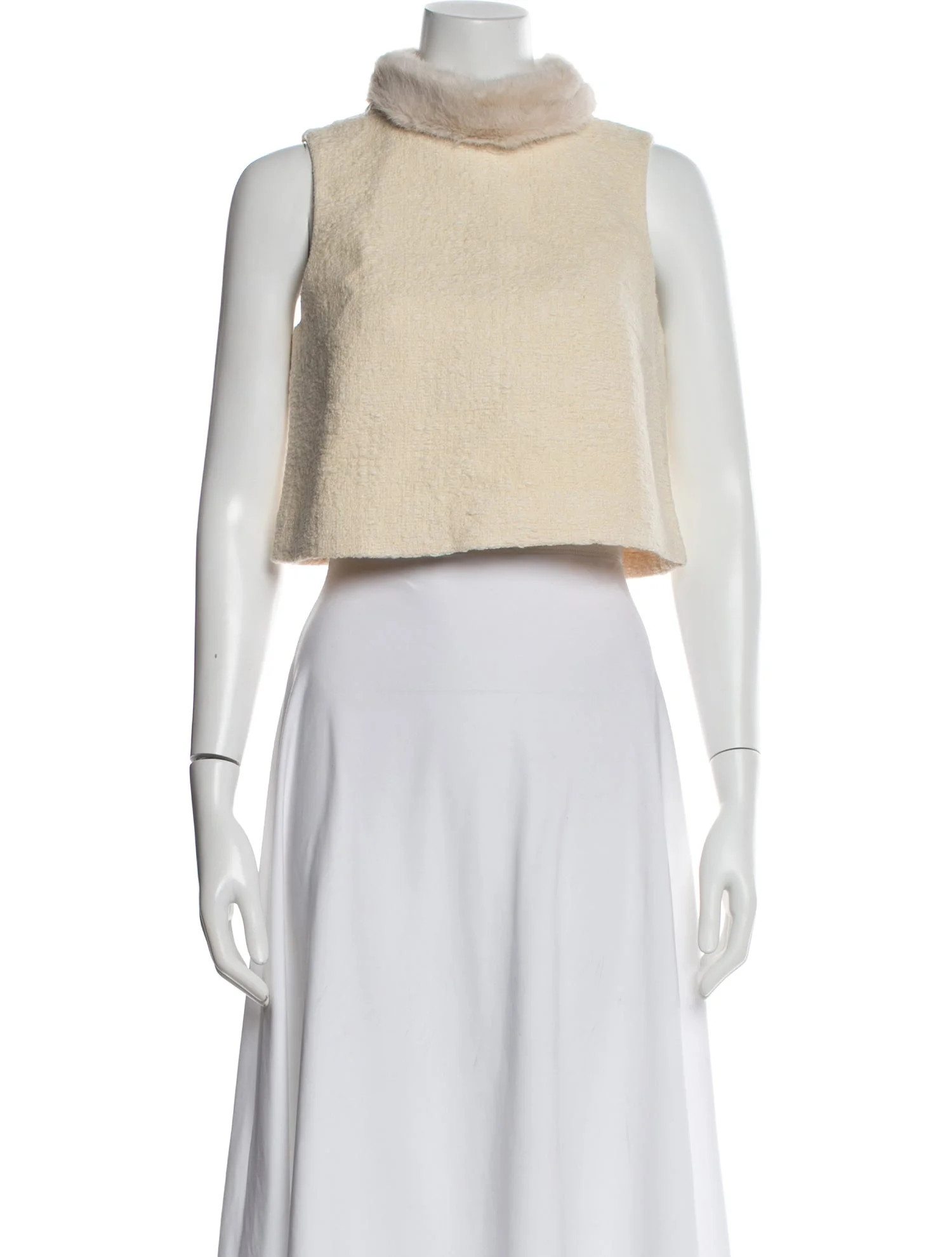 Cara Cara Mock Neck Sleeveless Top w/ Tags - Neutrals Tops, Clothing - WCRAC33472 | The RealReal | The RealReal