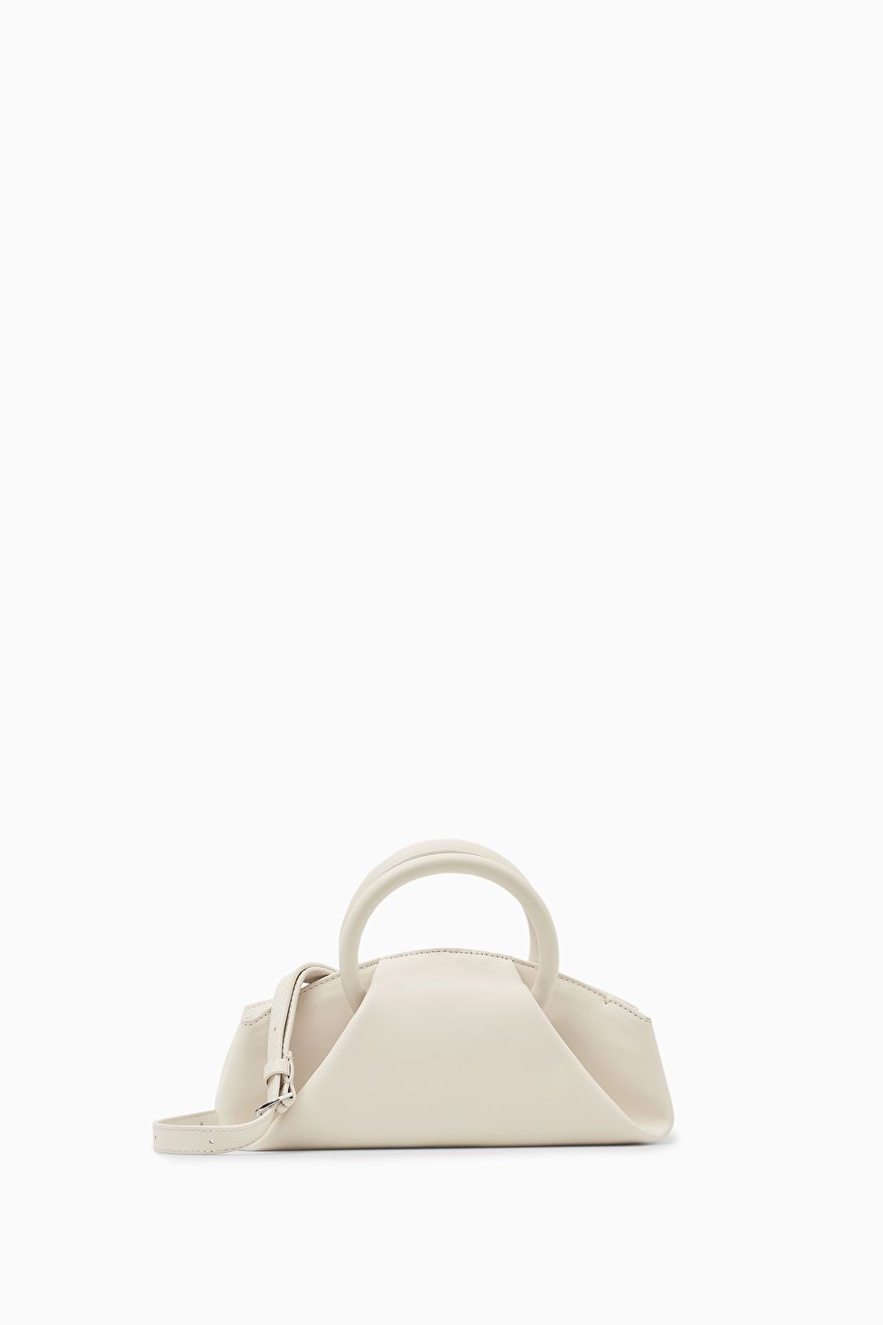 FOLD MICRO TOTE - LEATHER - OFF-WHITE - COS | COS UK