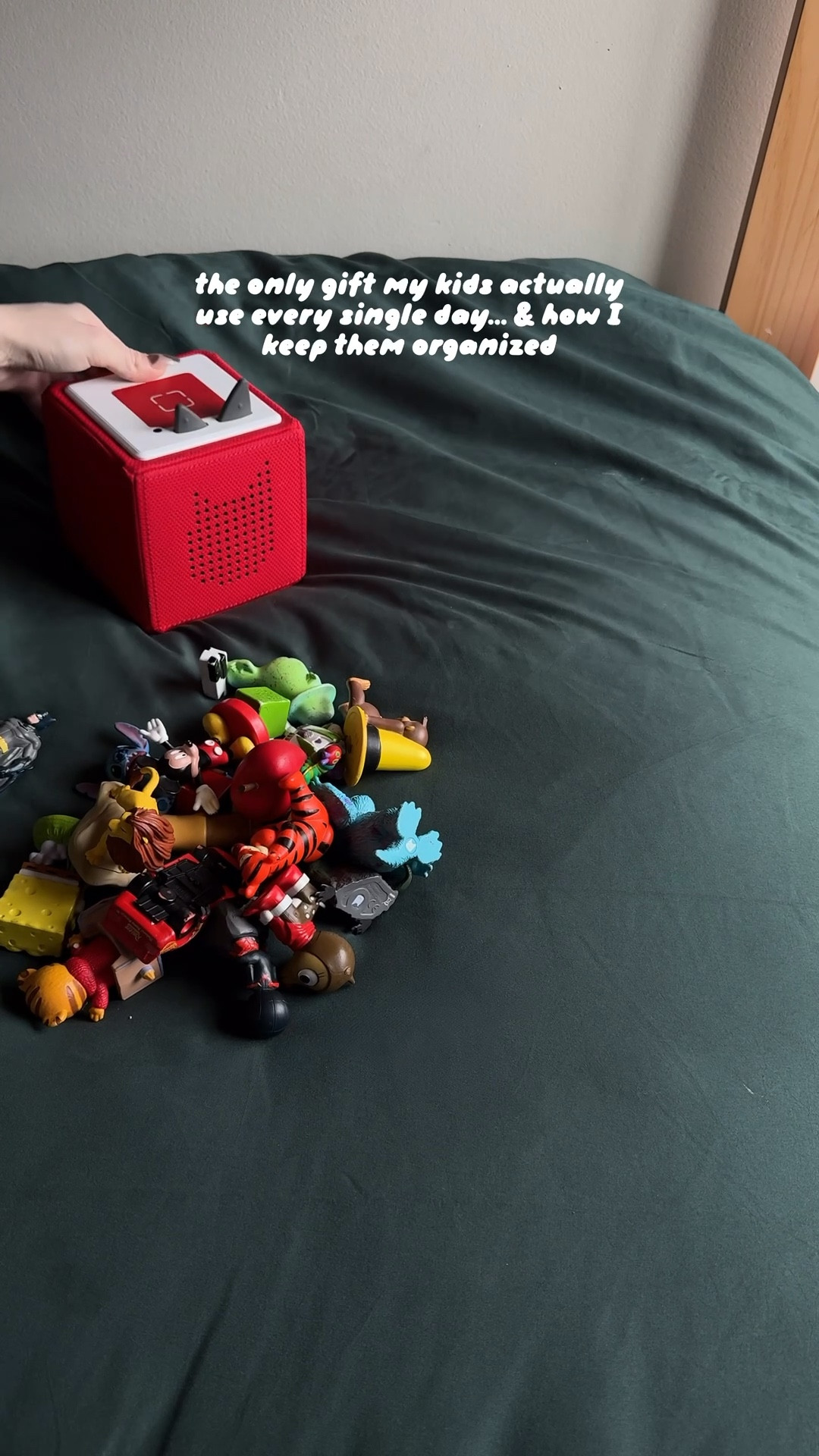 tonies will forever be my # 1 christmas recc for kids— I fill my sons’ stockings with new characters every year 🥹✨

& last year i got them these carry cases to stop the tonies from migrating all over my house like tiny little nomads 😭

#tonies  #toyorganization  #stockingstuffersforkids #momhacks  #kidsgiftideas

#LTKmomlife #LTKKids #LTKGiftGuide