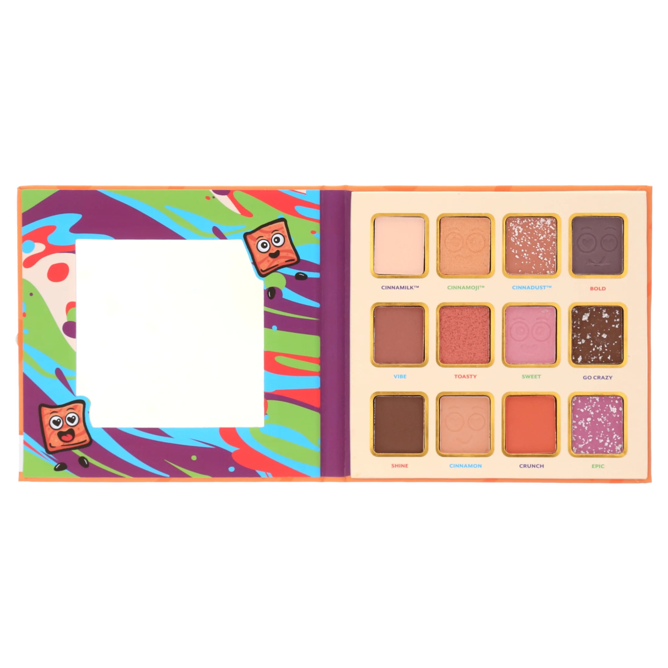 Taste Beauty - Cinnamon Toast Crunch Eyeshadow Pallette;12 Eyeshadow Colors - Reds, browns and ye... | Walmart (US)