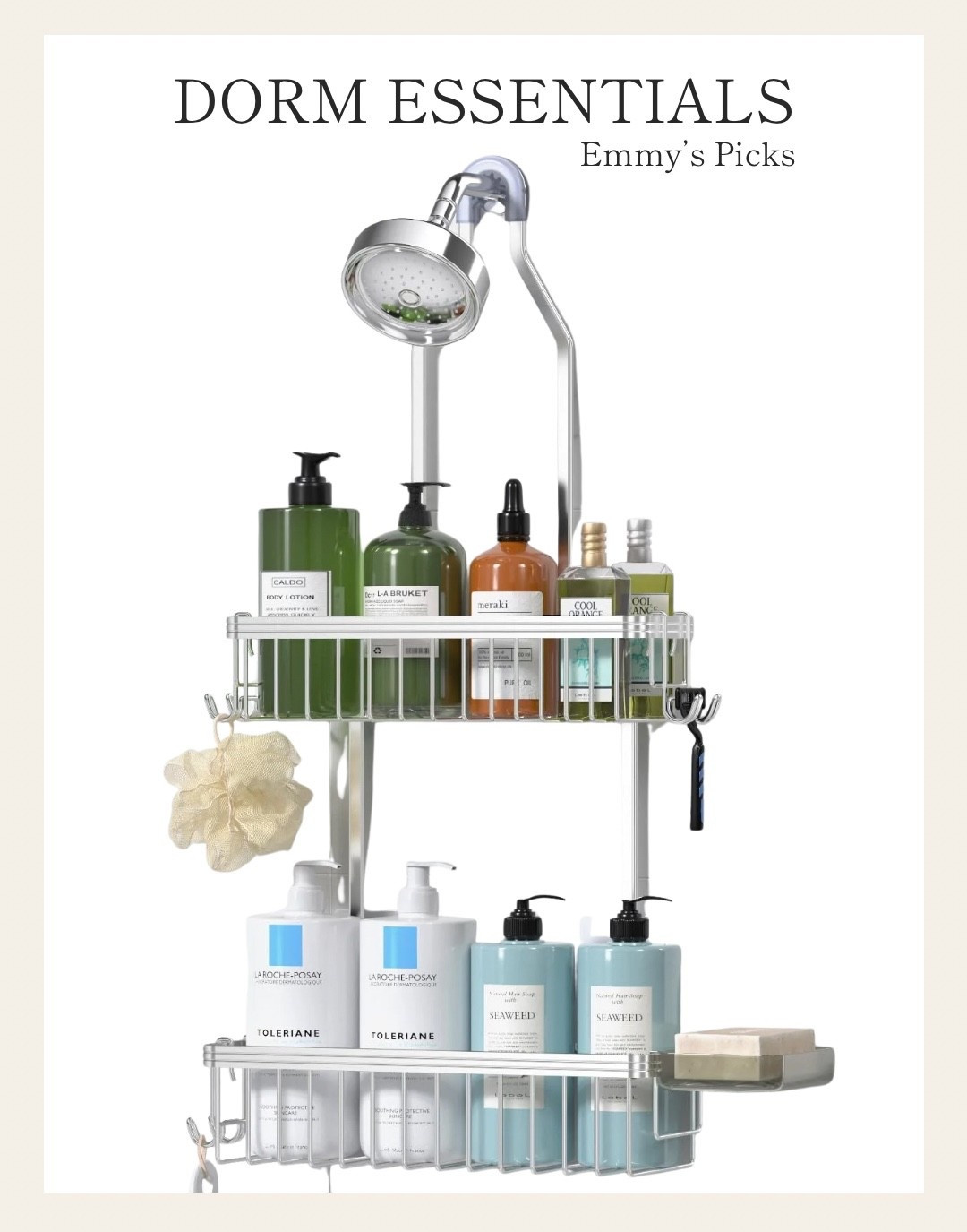This shower organizer is a must-have!