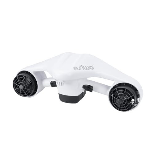 Asiwo Underwater Scooter, Sea Scooter Dual Motors with Action Camera Mount for Kids/Adults, Water Scooter 40M Waterproof for Scuba Diving Snorkeling Pool Sea Adventures (White) | Amazon (US)
