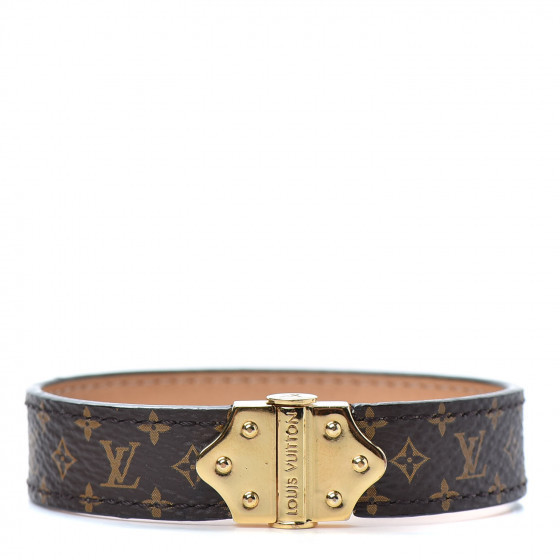 LOUIS VUITTON Monogram Nano Bracelet 19 | Fashionphile