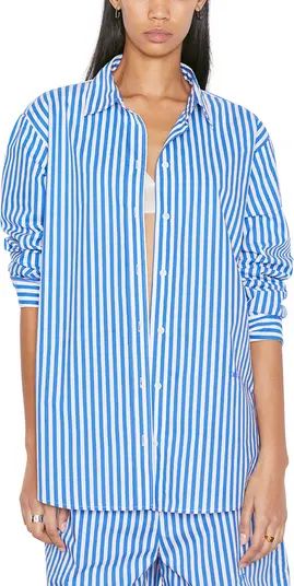 The Oversize Organic Cotton Button-Up Shirt | Nordstrom