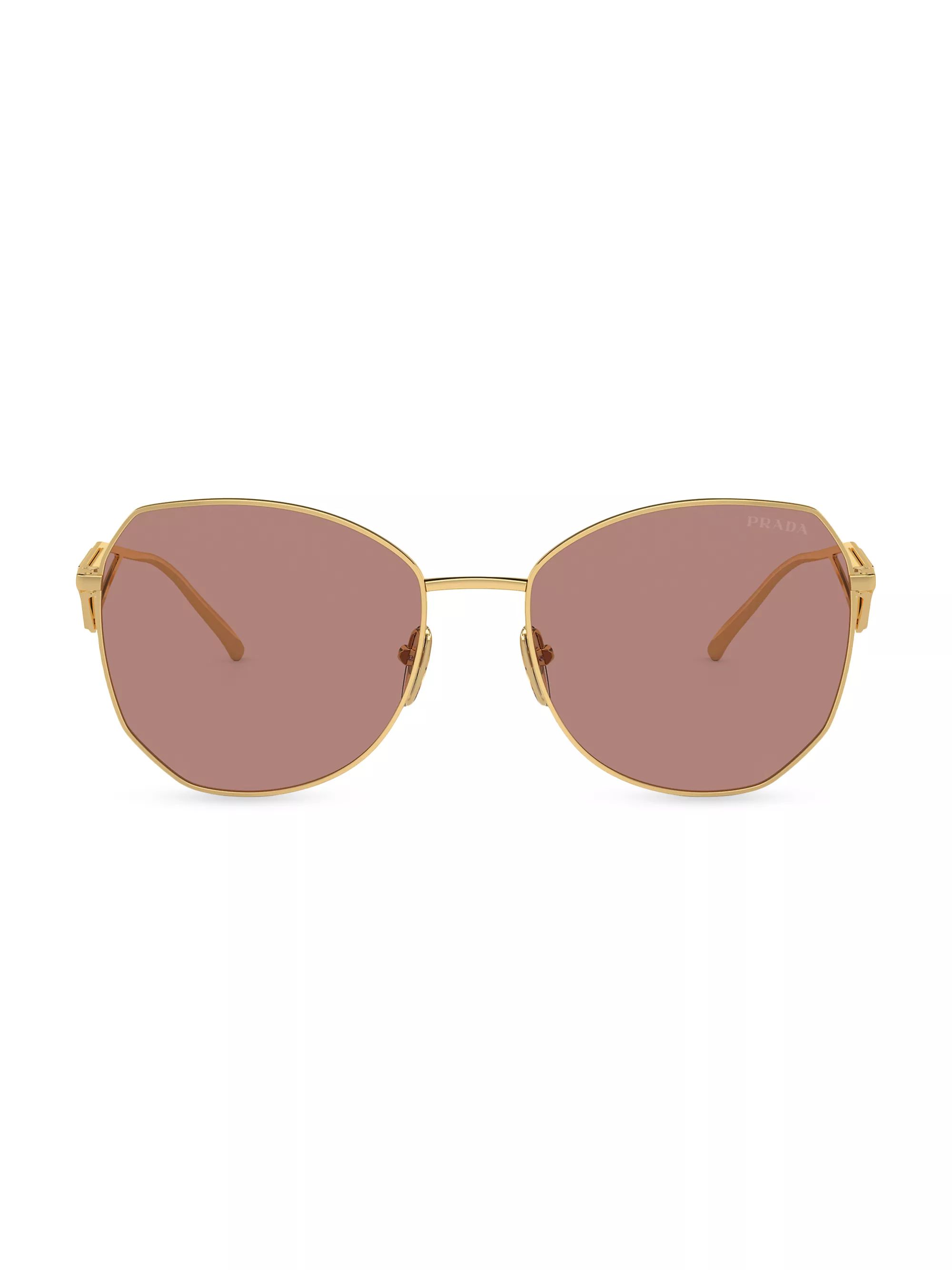 57MM Geometric Sunglasses | Saks Fifth Avenue