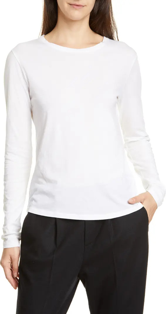 Vince Essential Long Sleeve Crewneck Tee | Nordstrom | Nordstrom