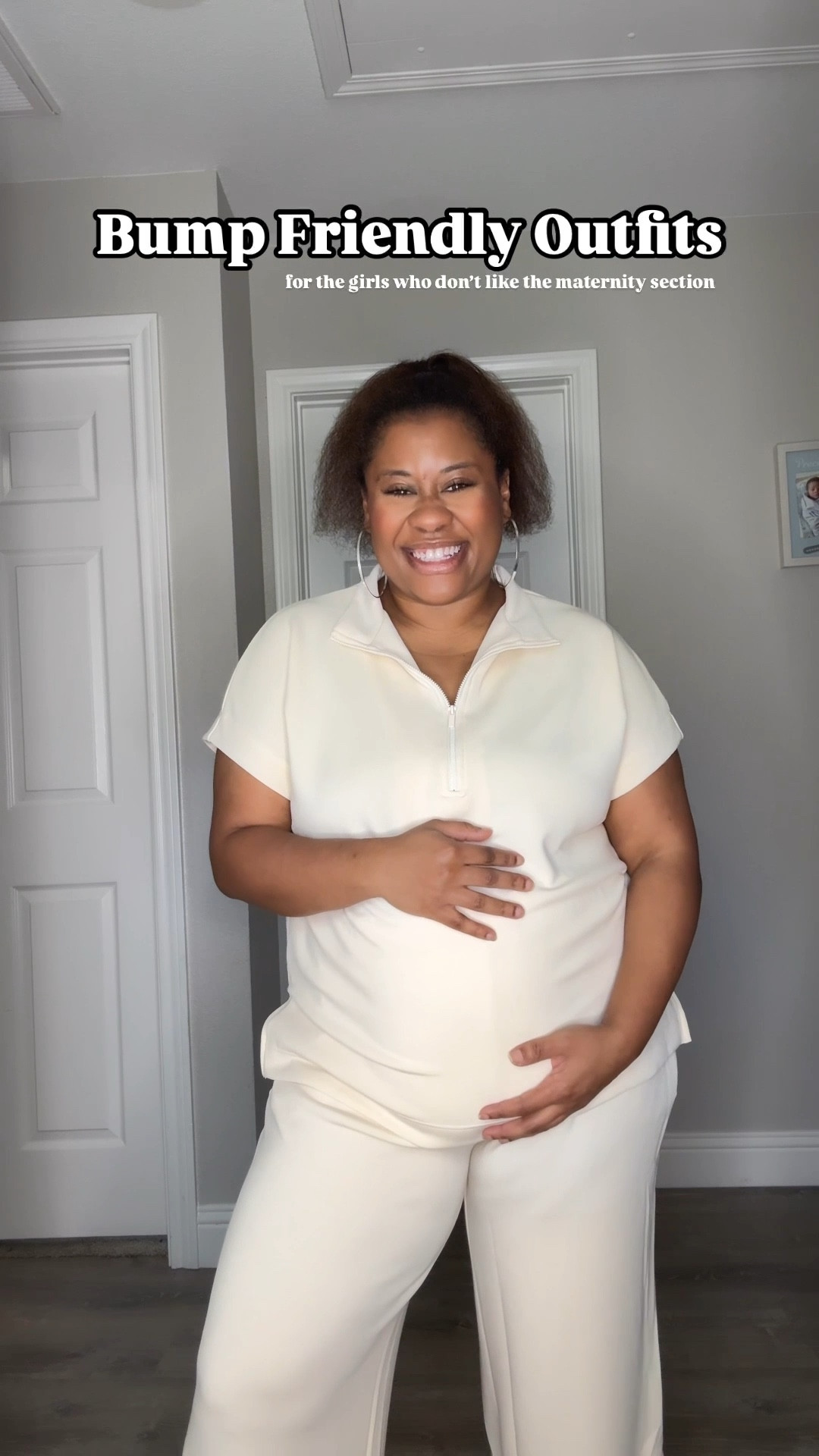 An outfit that works with or without the bump! 

So cozy! 

Sizing tip: pants are very loose, I sized up and should’ve stuck to my usual size so you may want to size down if you’re not expecting 



#LTKPlusSize #LTKBump #LTKSaleAlert
