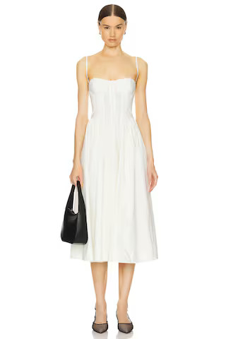 LPA Sarita Midi Dress in Coconut Milk from Revolve.com | Revolve Clothing (Global)