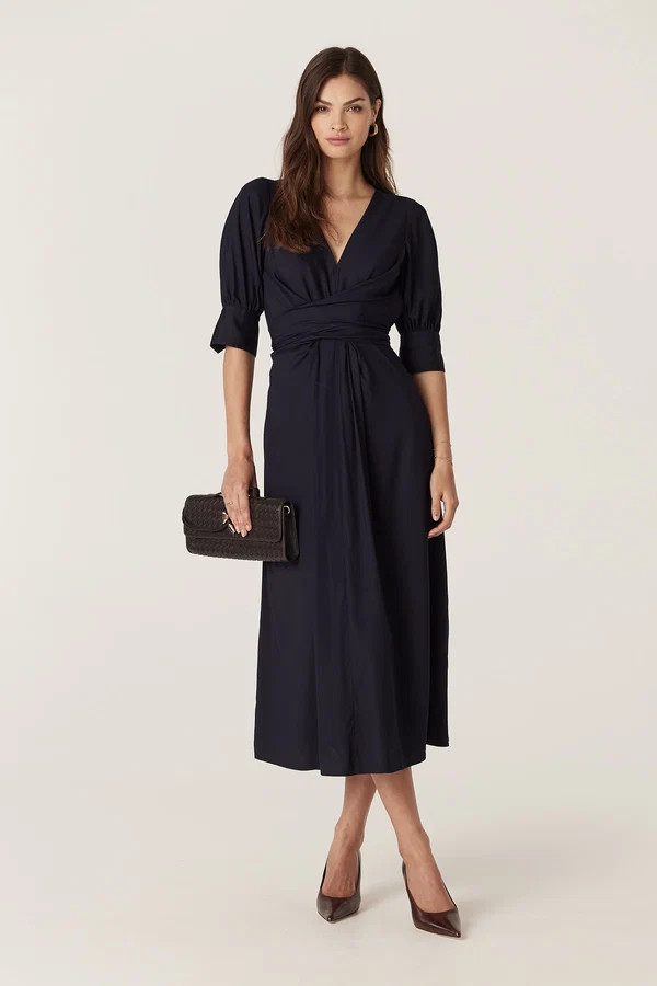 Holly Dress - Navy | Cable Melbourne