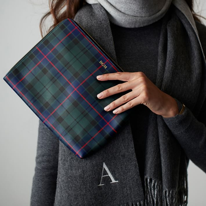 Commute Clutch, Plaid | Mark and Graham