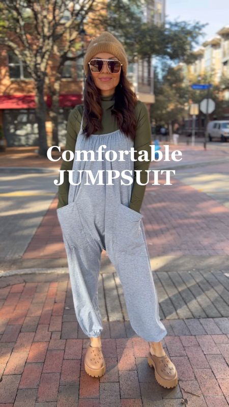 Super
Comfortable and chic jersey jumpsuit. Great to lounge around. Runs TTS, wearing a size small. #Amazonfinds

#LTKMostLoved