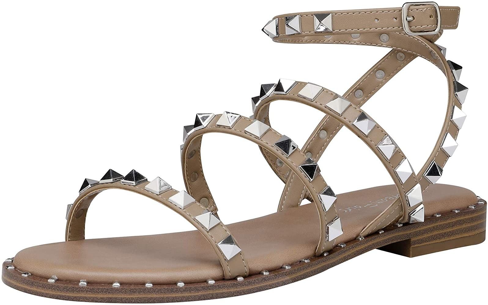 DREAM PAIRS Women's Gladiator Cute Summer Flat Sandals, amazon finds | Amazon (US)