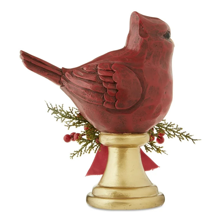Cardinal Christmas Tabletop Decoration, Red, 8", by Holiday Time | Walmart (US)