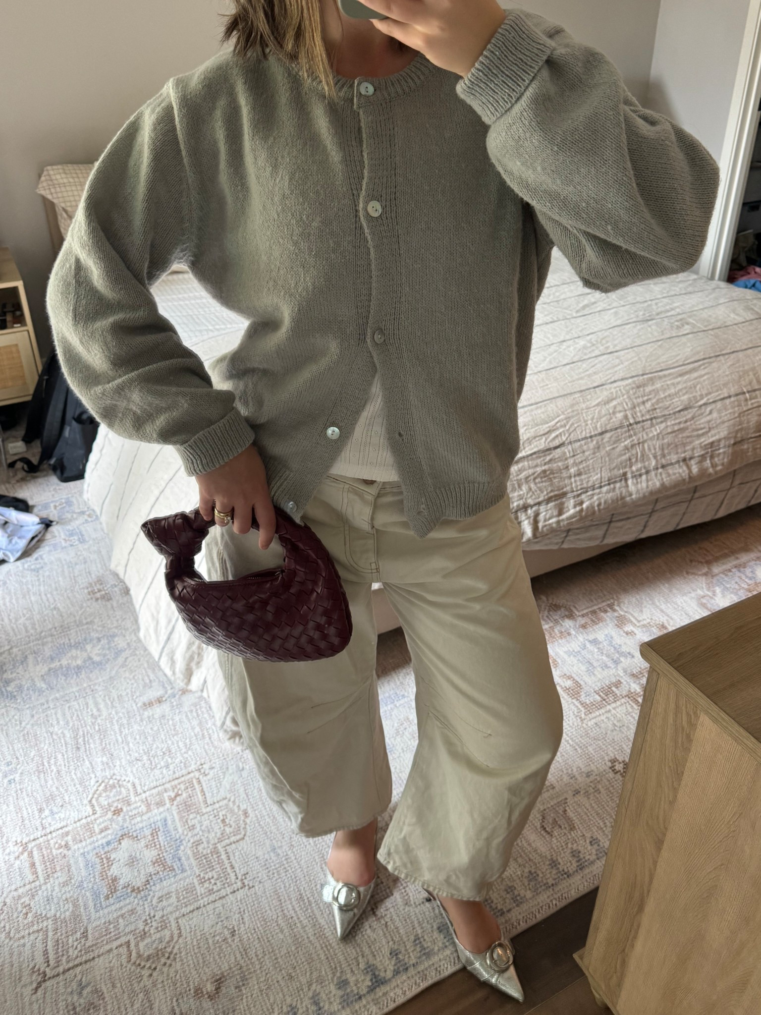 I got a medium in the cardigan!!
