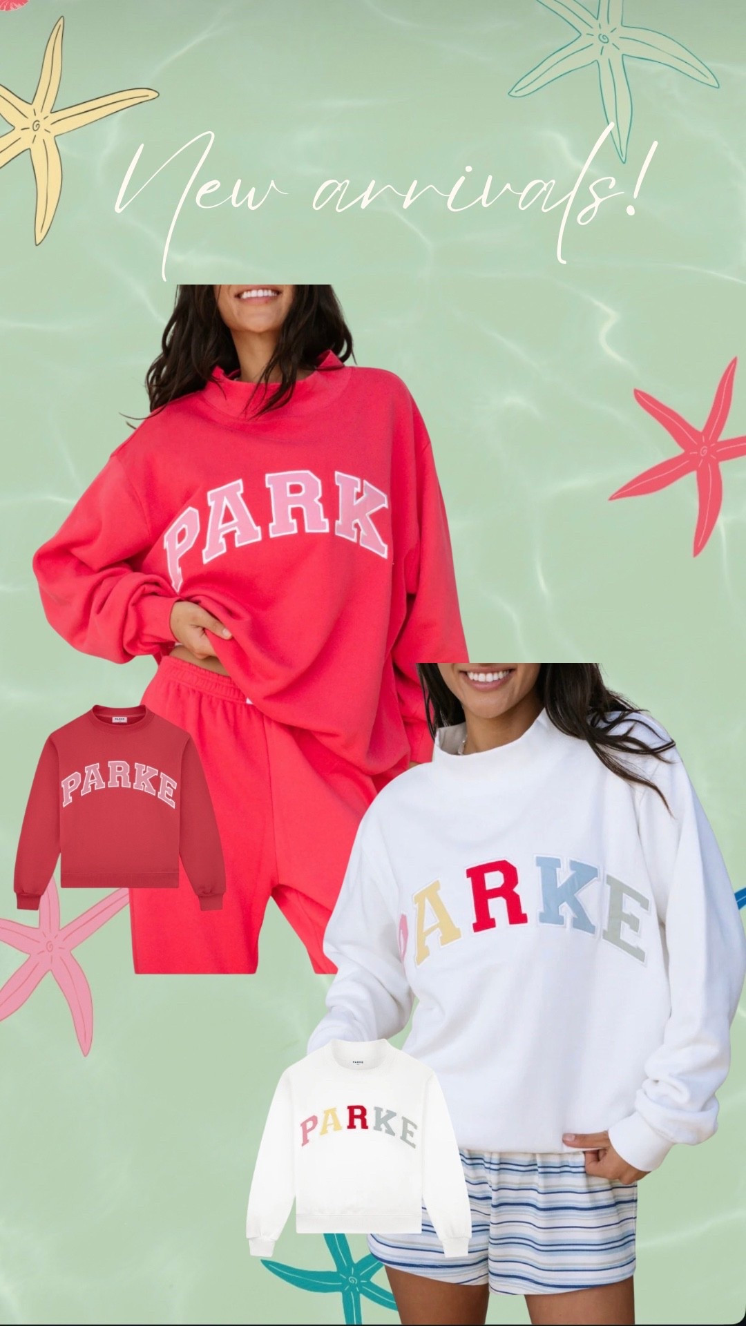 Parke sweatshirts, new Parke sweatshirt, summer sweatshirts

#LTKootd #LTKActive #LTKTravel
