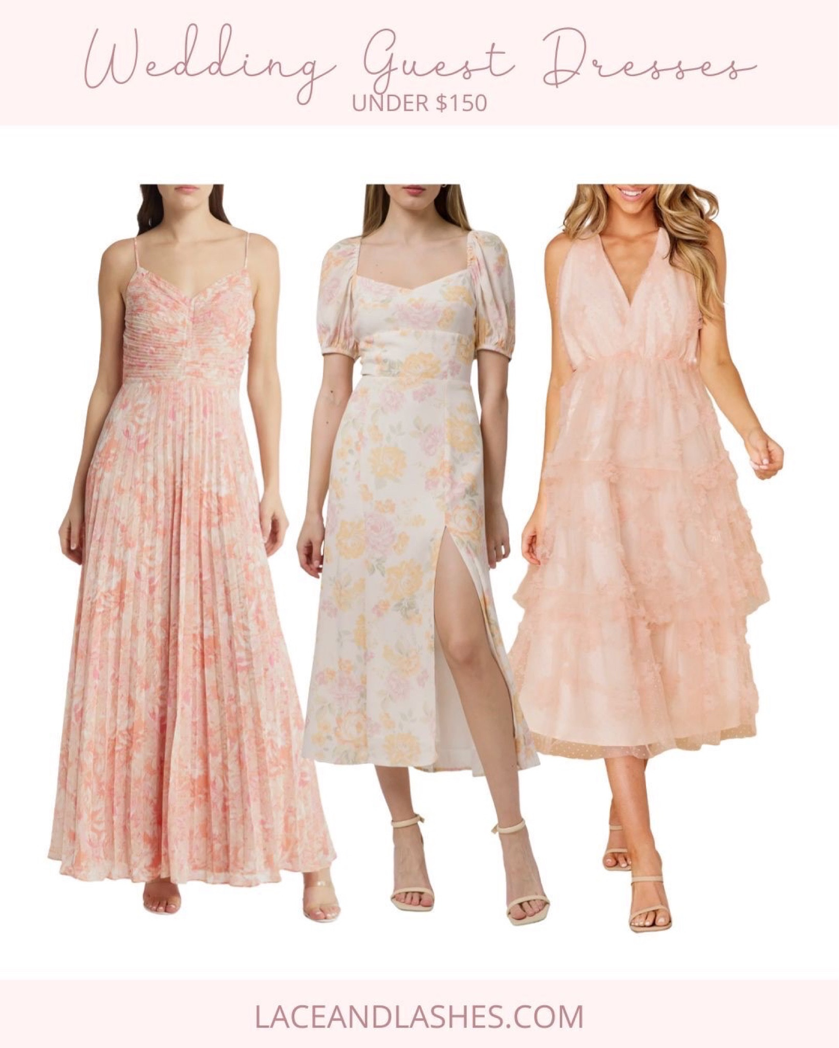 Wedding guest dresses under $150 perfect for a summer wedding! 

#LTKSeasonal #LTKFind #LTKwedding