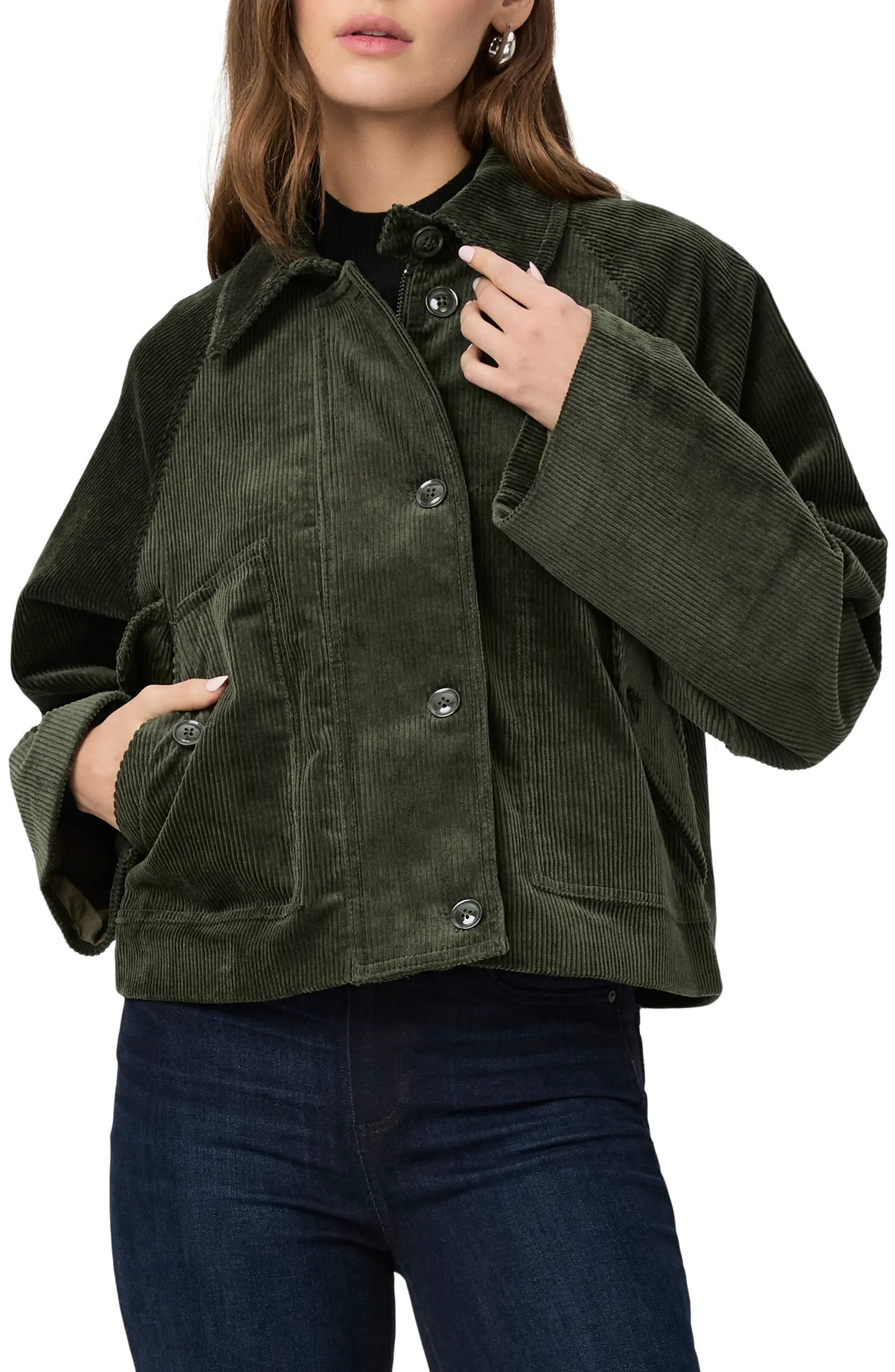 PAIGE Tylee Boxy Corduroy Jacket | Nordstromrack | Nordstrom Rack