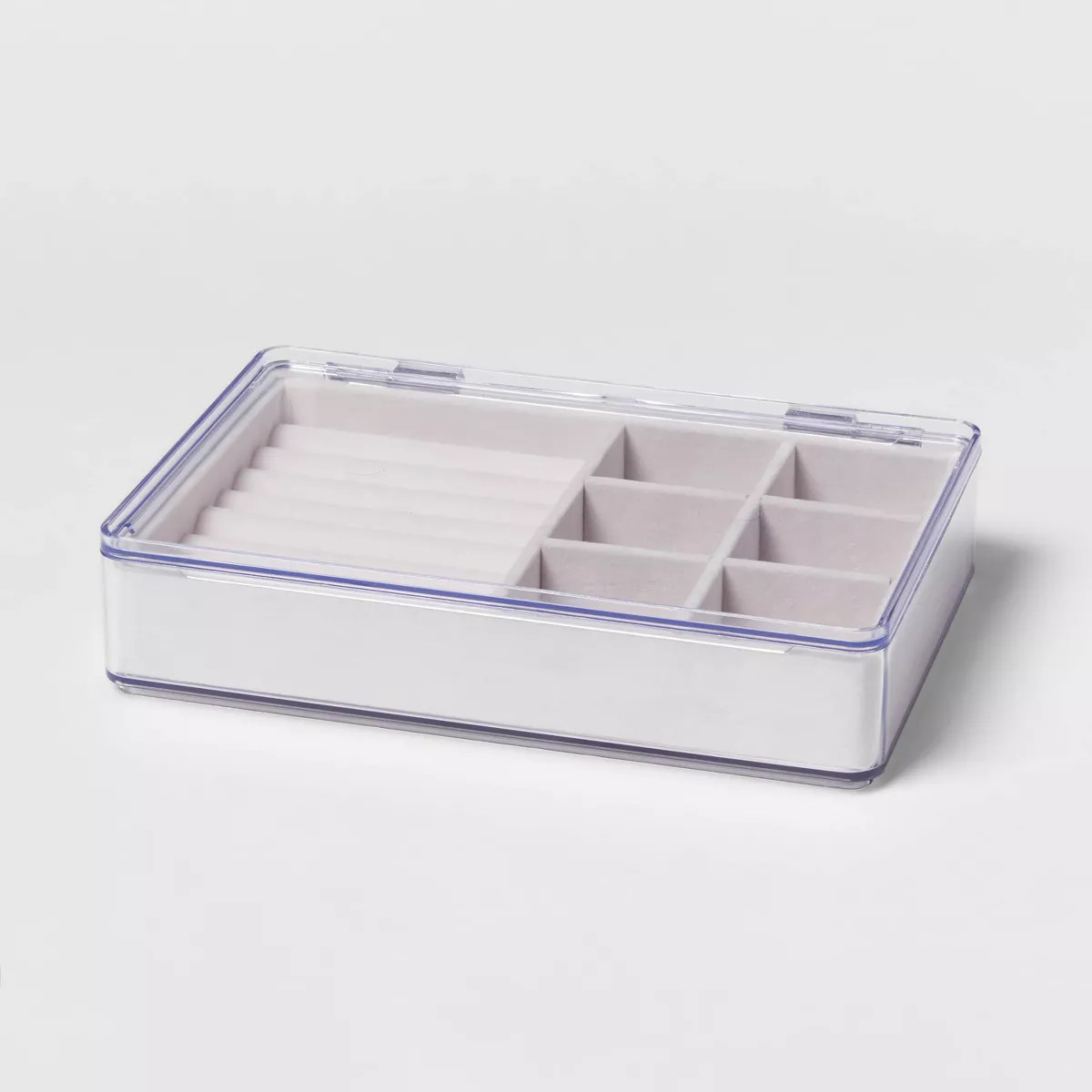 Acrylic Accessory Organizer with Lid - Brightroom™: Clear Jewelry Storage Box for Adults, Earri... | Target
