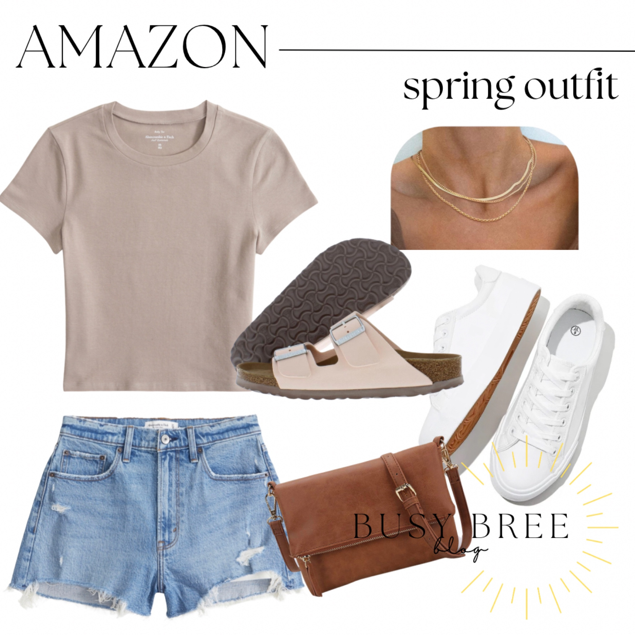 Spring outfit, summer outfit, jean shorts, Abercrombie outfit, capsule wardrobe outfit, neutral outfit, day date outfit, midsize outfit summer 

#LTKSpringSale #LTKfindsunder50 #LTKSeasonal