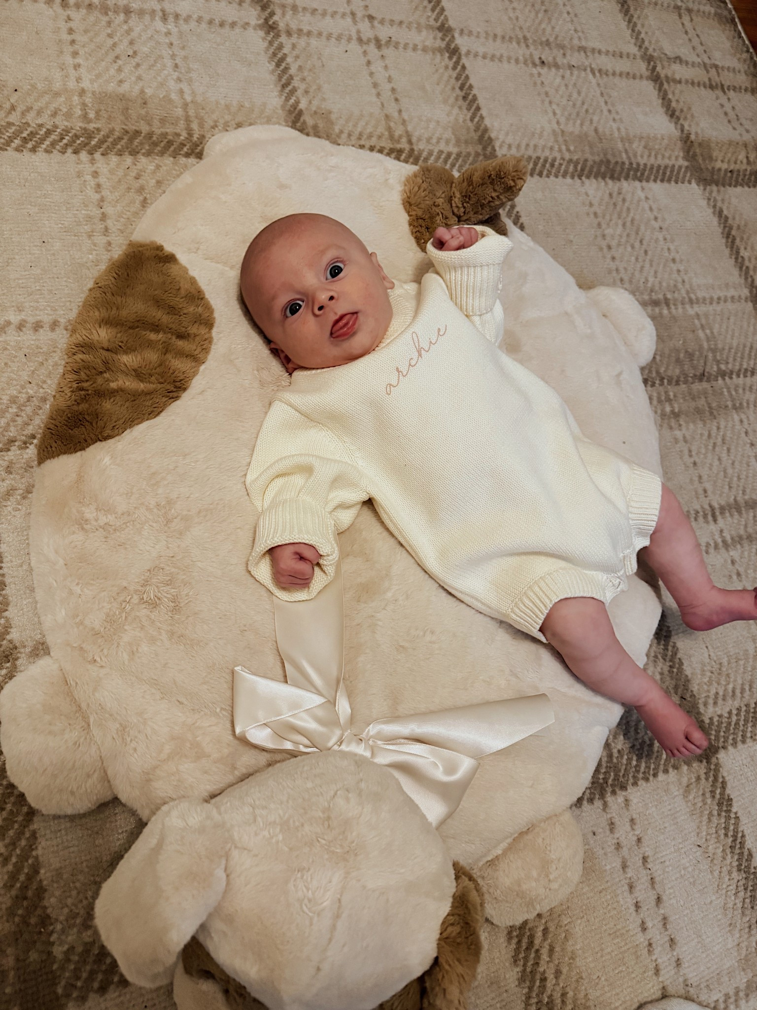 Caden Lane personalized sweater bubble romper and tummy time pillow 🤍



#LTKBaby #LTKFindsUnder50 #LTKFamily