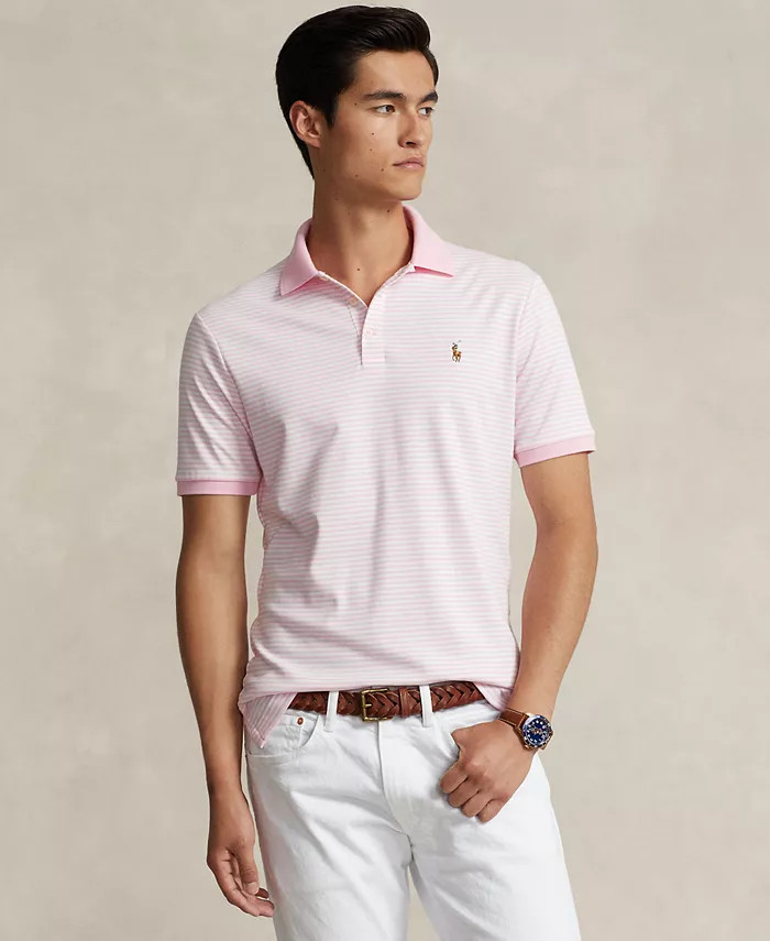 Men's Short-Sleeve Polo Shirt | Macy's