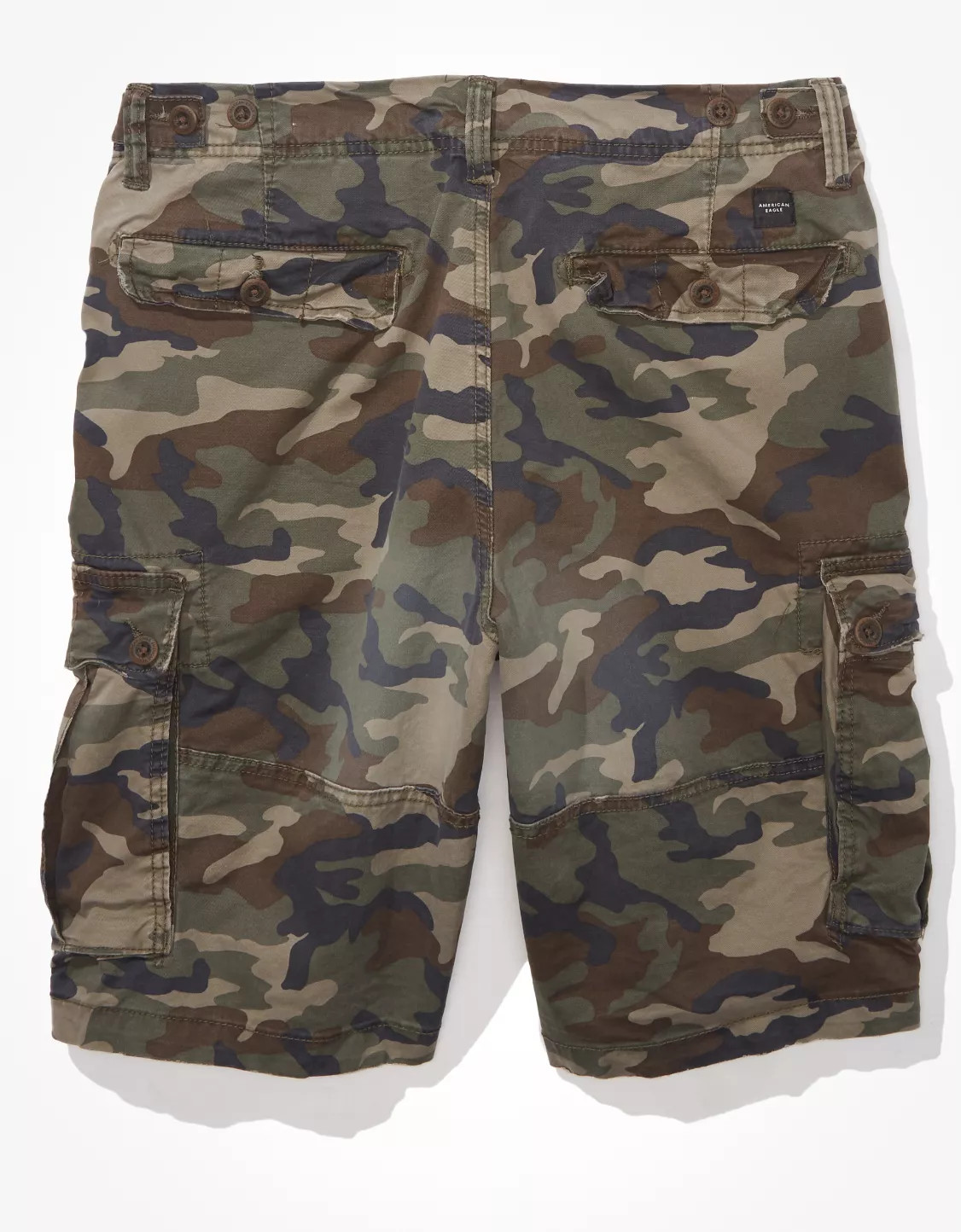 AE Flex 12" Lived-In Longer Length Cargo Short | American Eagle Outfitters (US & CA)