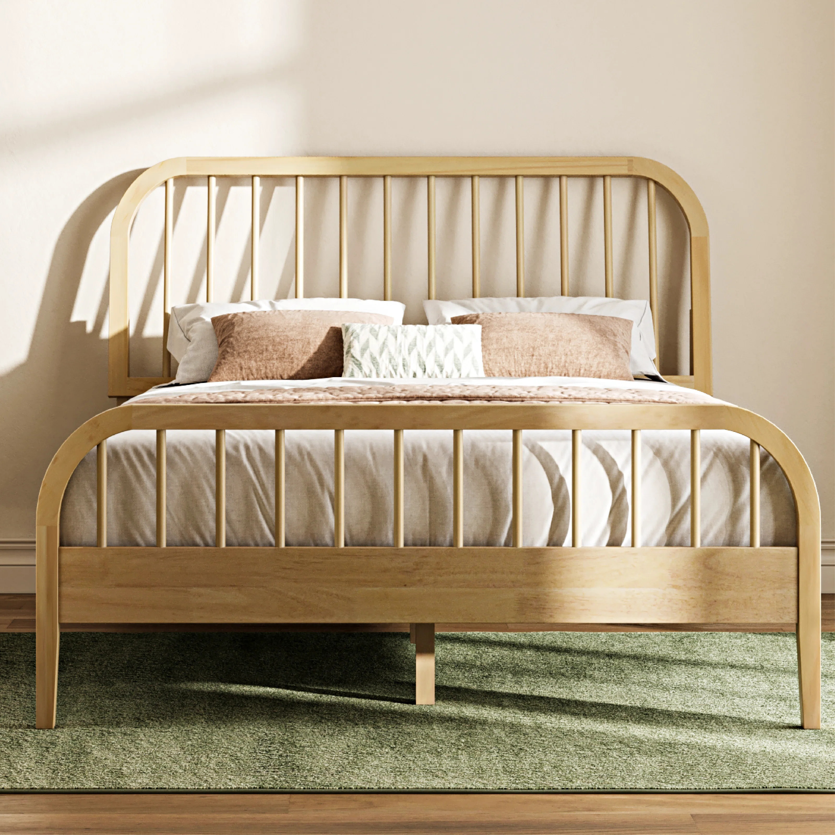 Anderson Solid Wood Spindle Bed Frame | Wayfair North America