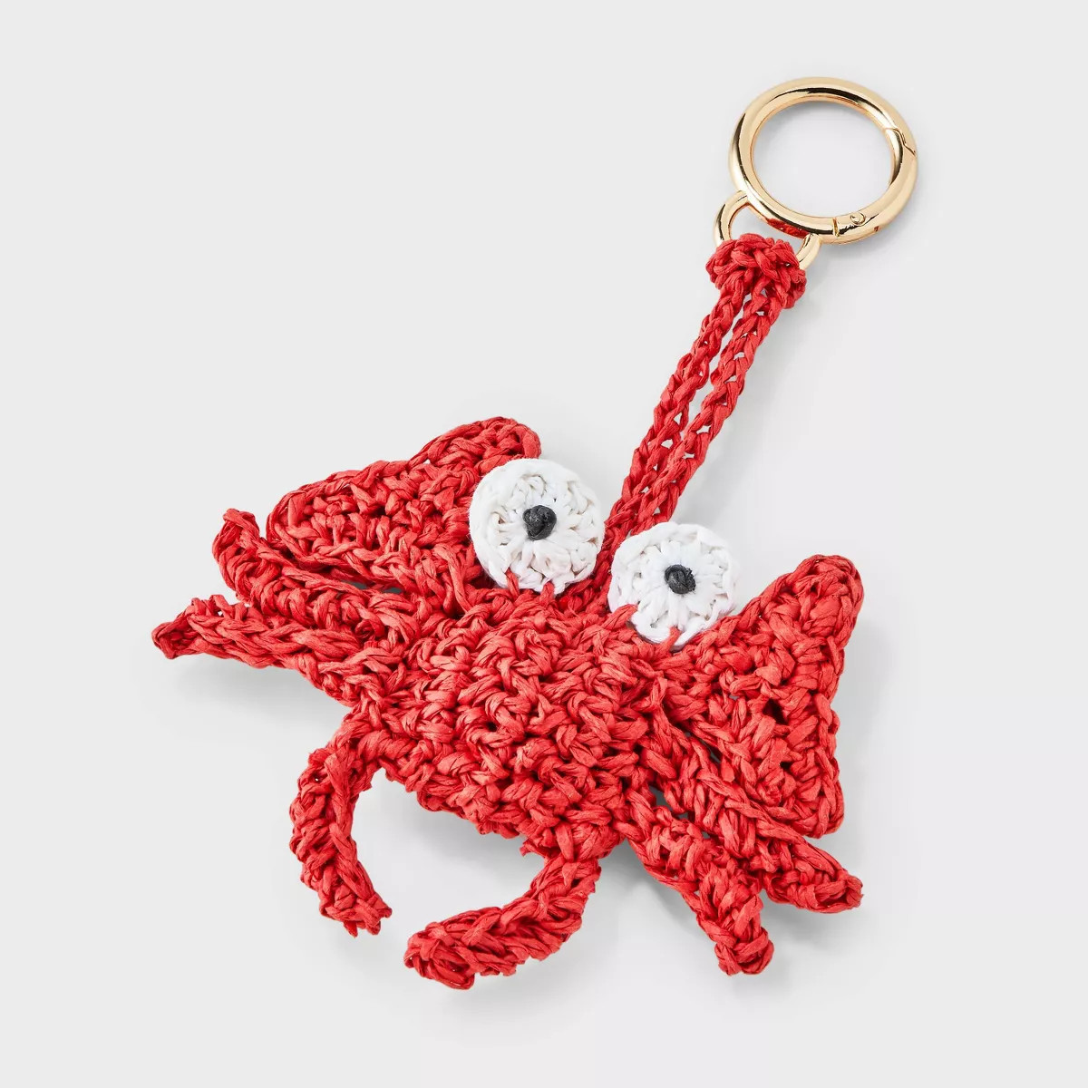 Straw Crab Bag Charm - Universal Thread™ Red | Target