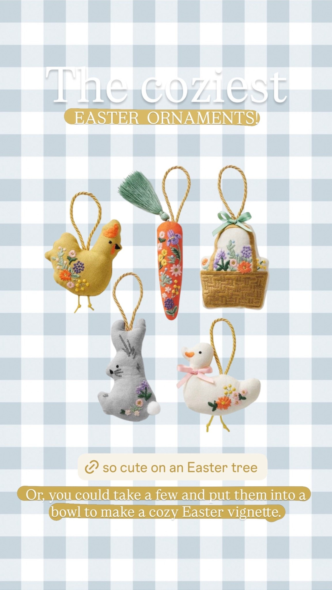 Cozy Easter ornaments. 

#LTKSeasonal #LTKHome