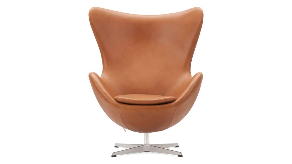 The Egg Chair, Brown Premium Leather | Interior Icons