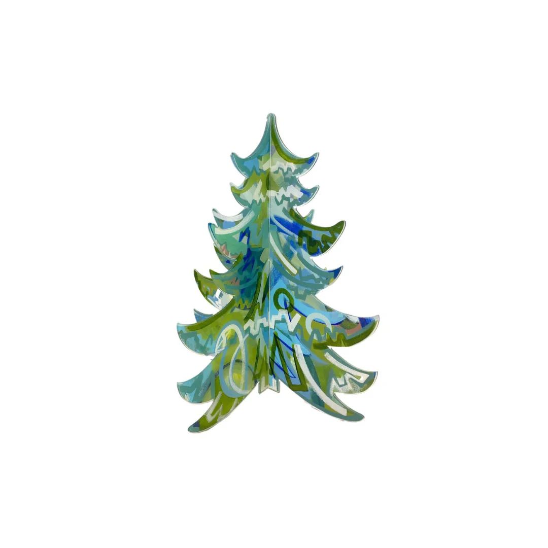 Acrylic Blue and Green Christmas Trees | Smith's of Dublin