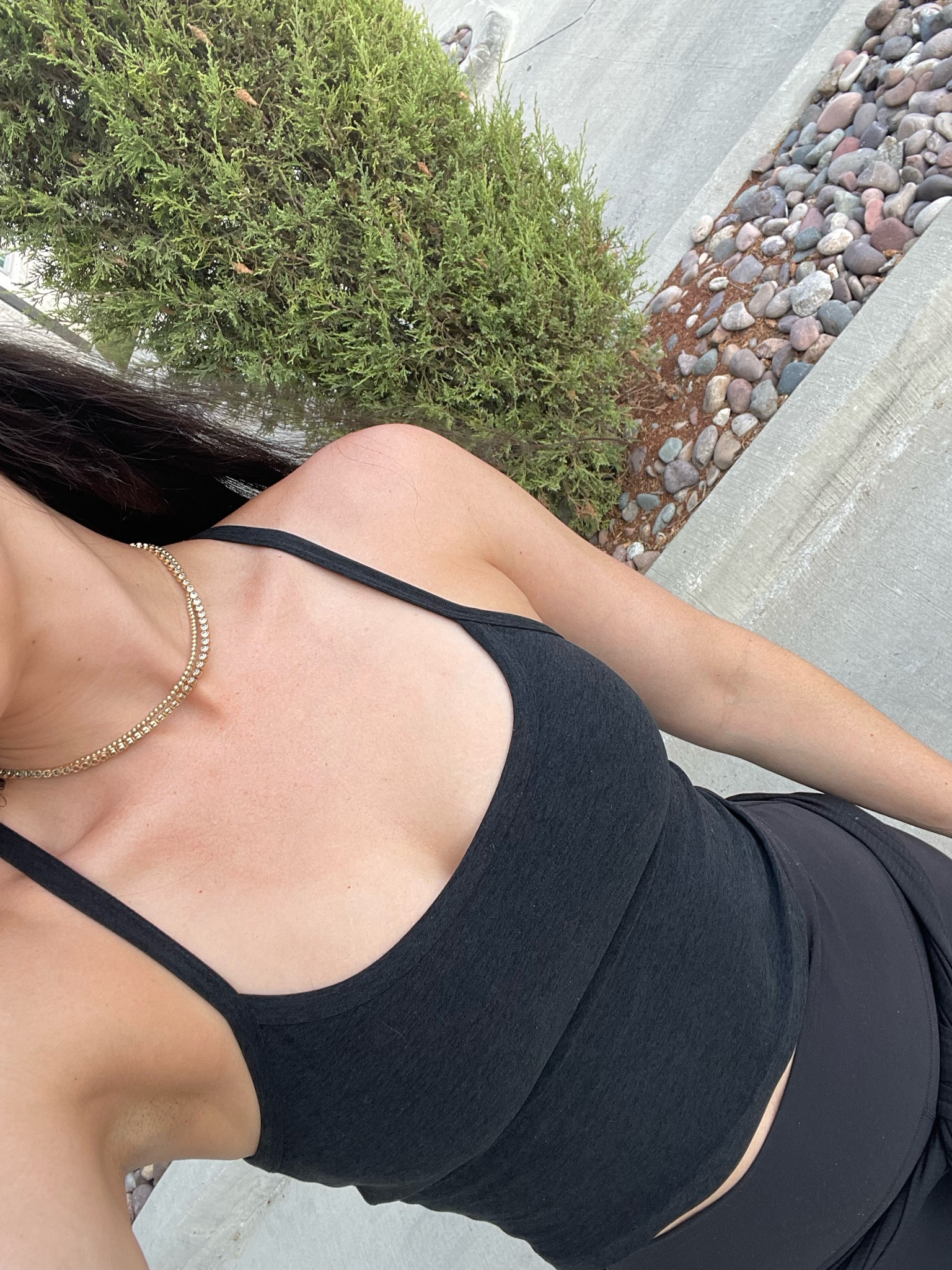 Wearing a size medium. 