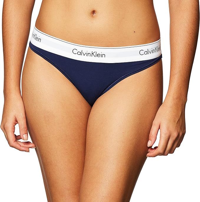 Amazon.com: Calvin Klein Women's Modern Cotton Thong-Panty : Clothing, Shoes & Jewelry | Amazon (US)