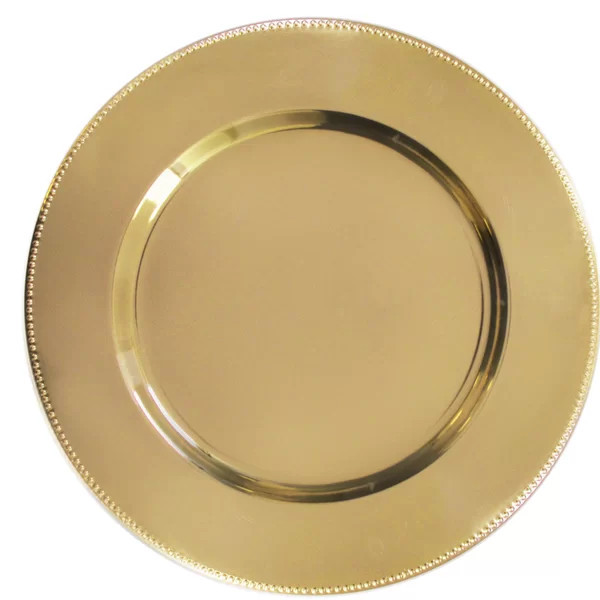 Mangan Metal Charger (Set of 4) | Wayfair North America