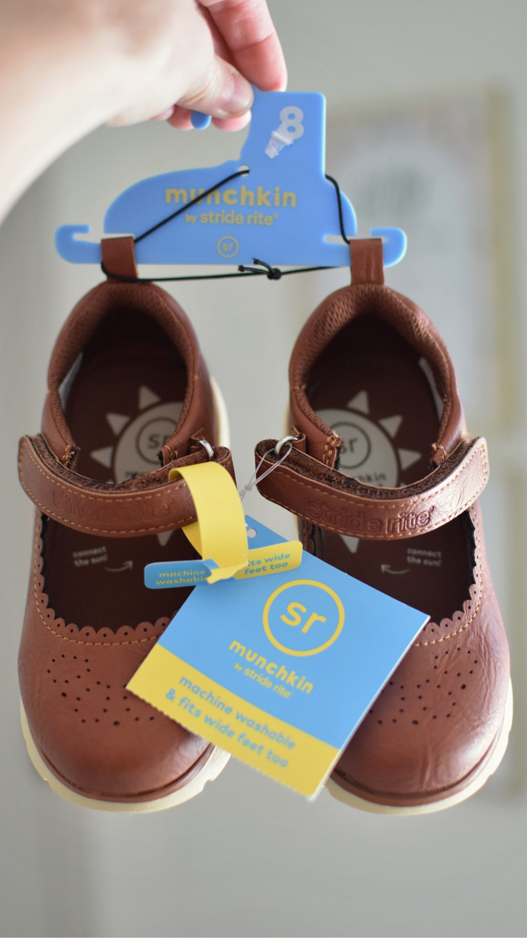 Stride Rite Mary Jane’s are so cute!! I love the adjustable Velcro strap and that they fit wide feet. My girls got matching pairs for family photos next week, church all season, and the upcoming holidays!! Less than $20 at Walmart  

#LTKBaby #LTKKids #LTKSeasonal