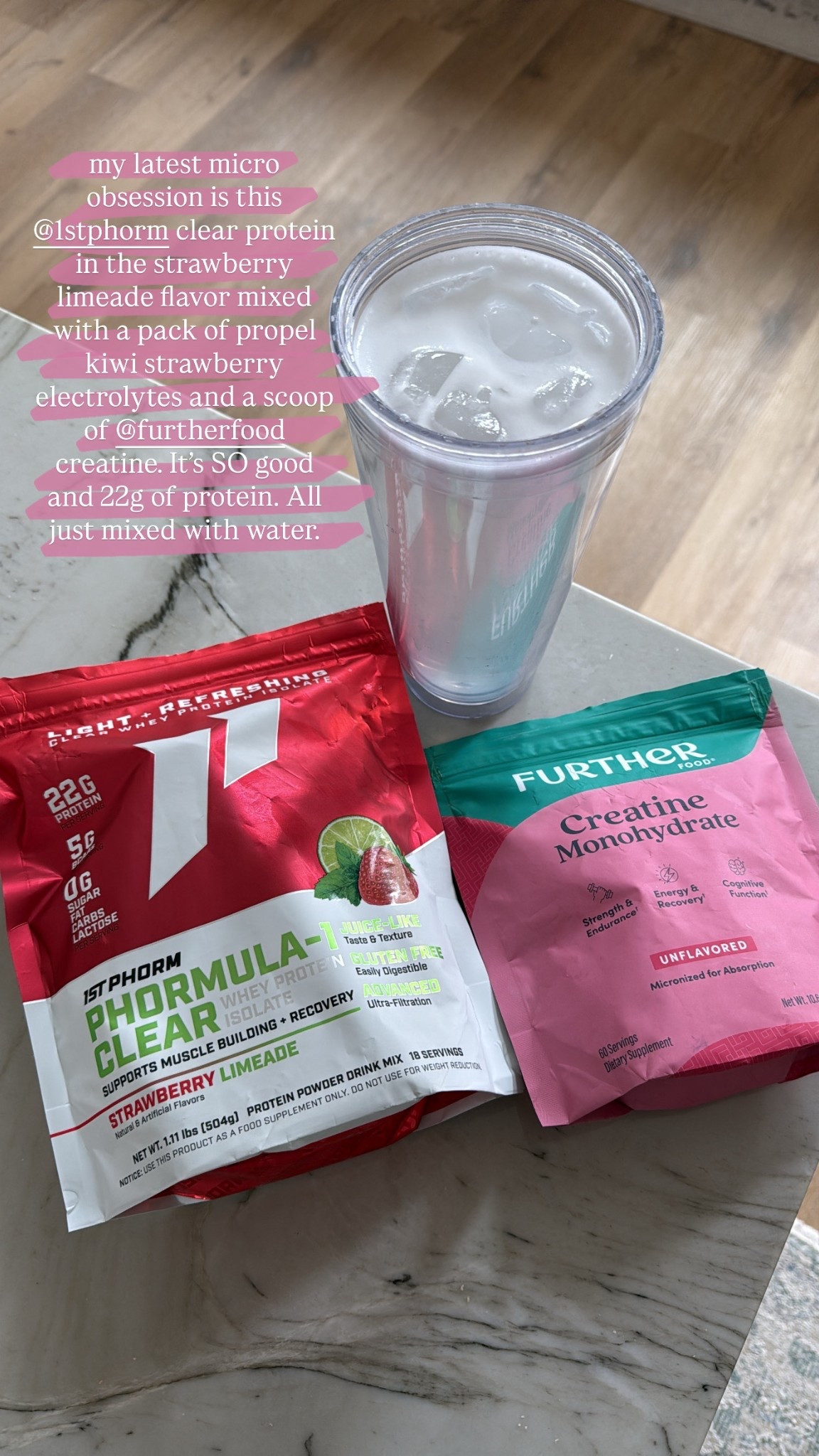 Protein drink combo that is so refreshing!! Mix with a frother to make sure it’s all stirred up 

#LTKActive #LTKdayinmylife #LTKfitnessgoals