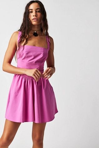 East Side Lace-Up Mini Dress | Free People (Global - UK&FR Excluded)